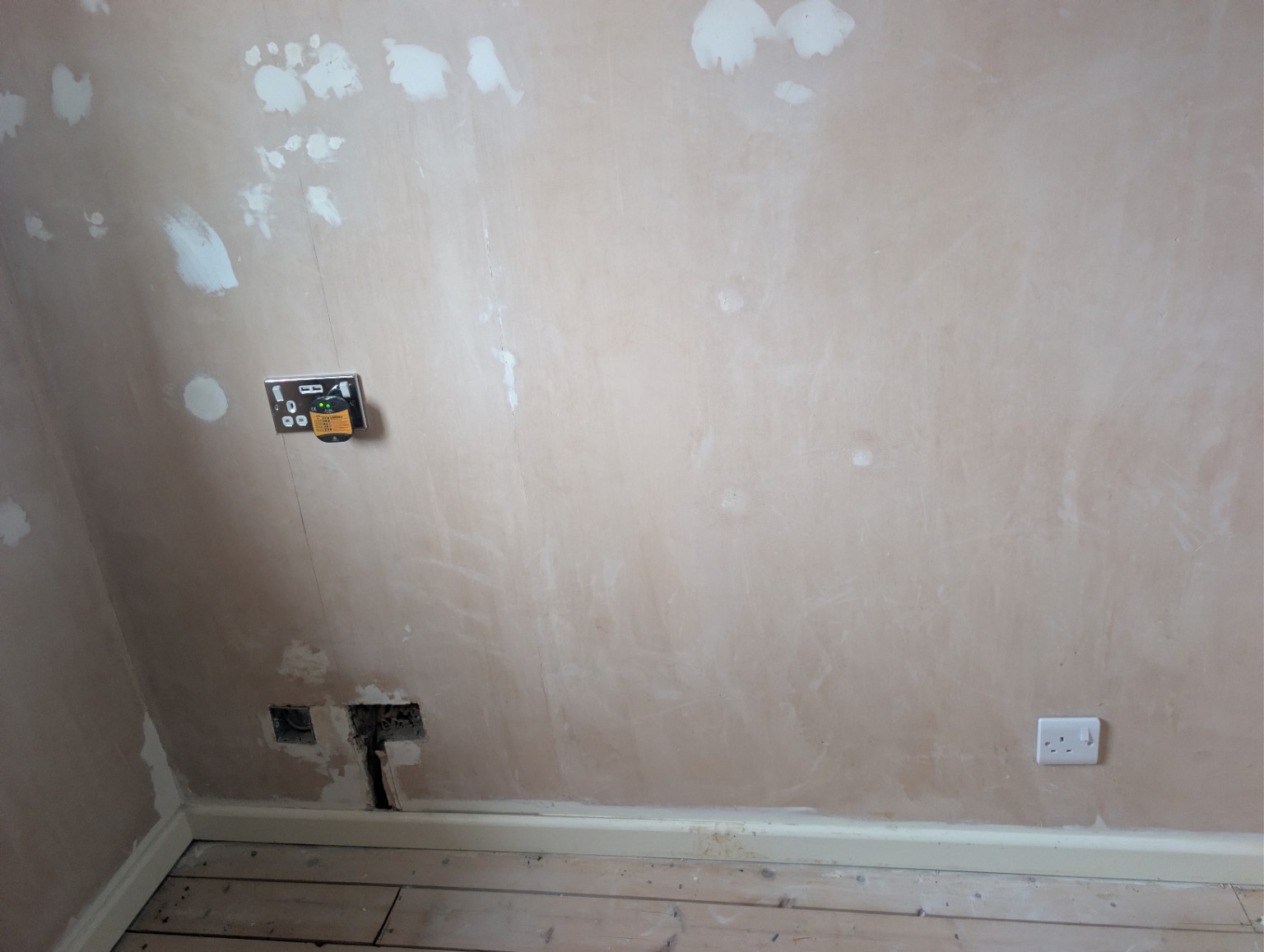 Completed home-office socket alterations in Perton